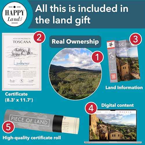happylandgifts¢ç Piece of Tuscany (Italy) | Gift Box with Certificate | Italian Gift Ideas