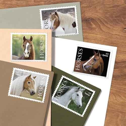 Horses 2024 (Sheet of 20) First-Class Mail Forever Postage Stamps