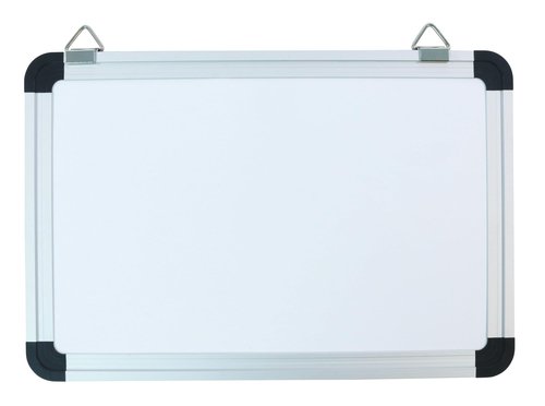 School Smart - 70628 Magnetic Dry Erase Board, Large, 30 x 23 Inches, Aluminum Frame