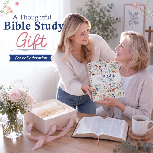 Wildflower Bible Study Journal for Women 66 Pages Spiral Notebook - Christian Devotional