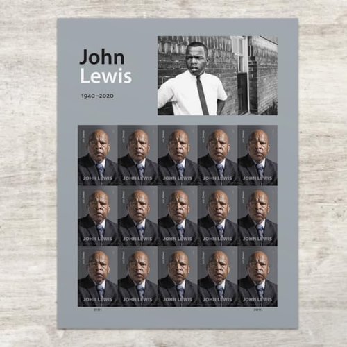 John Lewis First-Class Mail Forever Postage Stamps - 2023 Edition | Sheet of 15