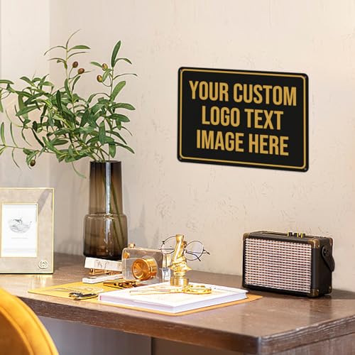 Tmqytuox Custom 8x12 Outdoor Metal Sign - Personalized Business & Home Signage