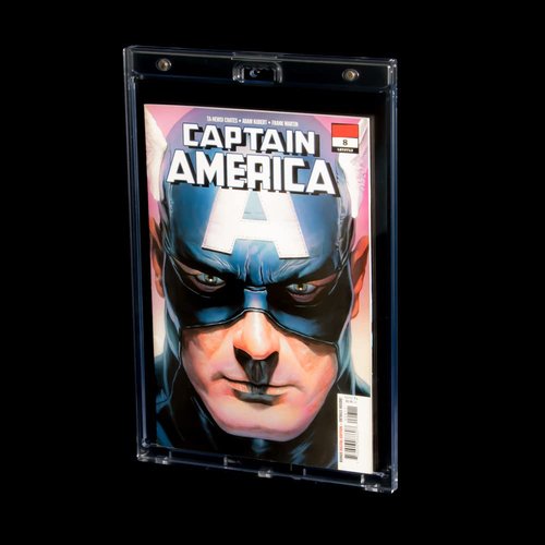 2ct Magnetic Comic-Book Display Cases - Crystal Clear One Touch Comic Book Holders, UV Protection Comic Book Slab Protectors, Premium Wall Mountable Comic Book Protective Holders, Fits Most Comics