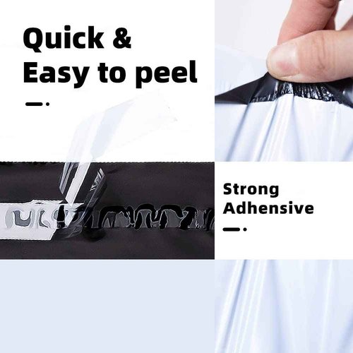 POLYSELLS 1000 Pcs 10x13 Inch White Poly Mailers Shipping Envelopes, Strong Adhesive Sealing, Waterproof, and Tear-resistant Postal Mailing Bags for Clothing, Books, and Accessories