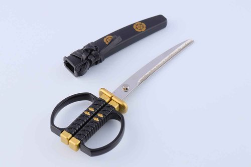 ニッケン刃物 Nickel Cutlery Japanese Sword Scissors 32 Hobby, Black