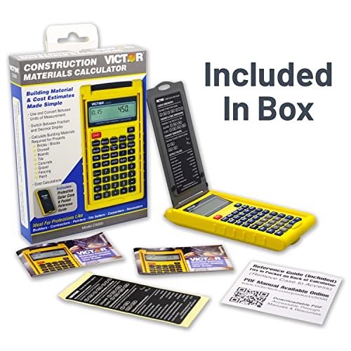 Victor C5000 Construction Materials Calculator with Protective Case