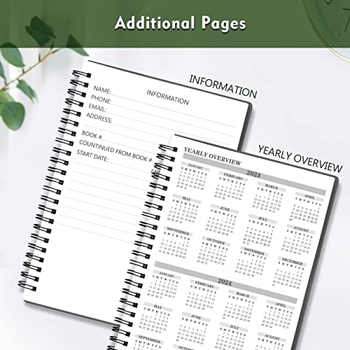Homlive Check Registers for Personal Checkbook, Spiral Large 7.5 x 10 in – 2744 Entries, 180° Lay Flat