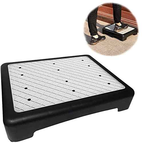 Platform Step Stool Bed Step Non-Slip Rubber Stair Riser Portable Anti-Fall Safety Platform for Elderly and Adults