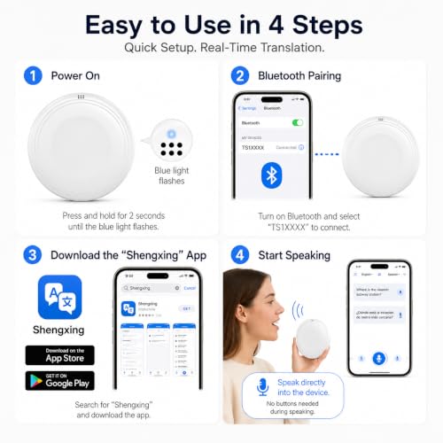 BScintilla Portable AI Language Translator Device Supports 165 Languages