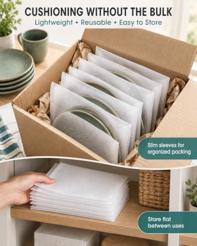 60 Pack Foam Pouches, 3 Sizes Thick Cushion Wrap Pouches Sheets