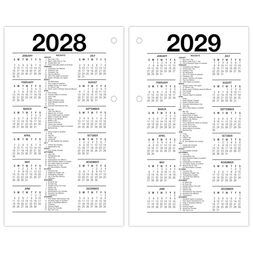 AT-A-GLANCE 2027 Desk Calendar Refill for E1700 Base, Daily Planner, 3.5 x 6 inches, Standard, Loose-Leaf, Variation 2027
