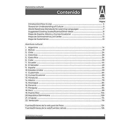 Panorama cultural: 22 Spanish-Speaking Countries Book