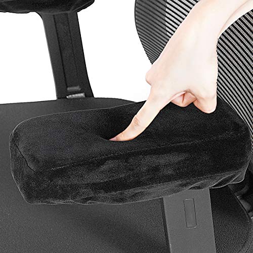 Baibu Ergonomic Memory Foam Arm Pad set for Office & Gaming Chairs, 2-pack