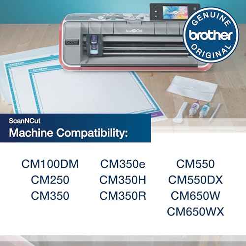 Brother ScanNCut Mat CAMATS12, 12" x 12" Scanning Mat, Non-Tack to Convert Materials into Custom Designs ( Packaging May Vary )