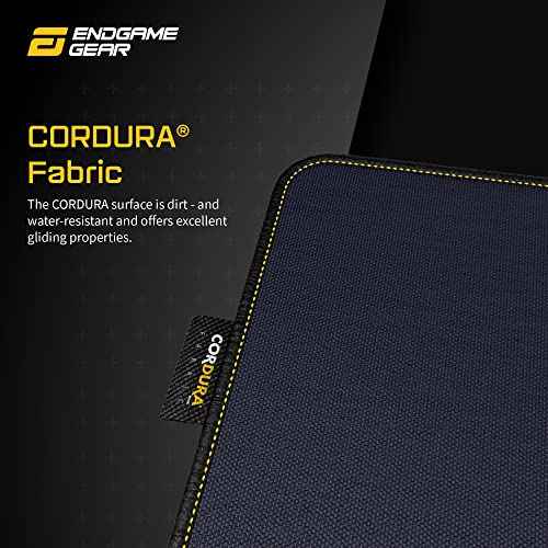ENDGAME GEAR MPC 890 Cordura Gaming Mouse Pad, Nonslip Desk Pad, Size 35.04" x 17.72", Navy Blue