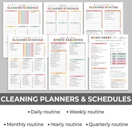 ADHD Cleaning Planner, ADHD Cleaning and Organizing Planner for Adults Women Mom, Household Cleaning Schedule and Checklist, Daily Weekly Monthly Chore Chart Notebook for Family Editable 5.8 x 8.3"