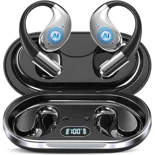 AI Language Translation Earbuds Real Time, Audifonos Traductores Ingl?s Espa?ol, Translator for 144 Languages & Accents, 3-in-1 Translating Headphones with Charging Case, For iOS/Android (Matte Black)