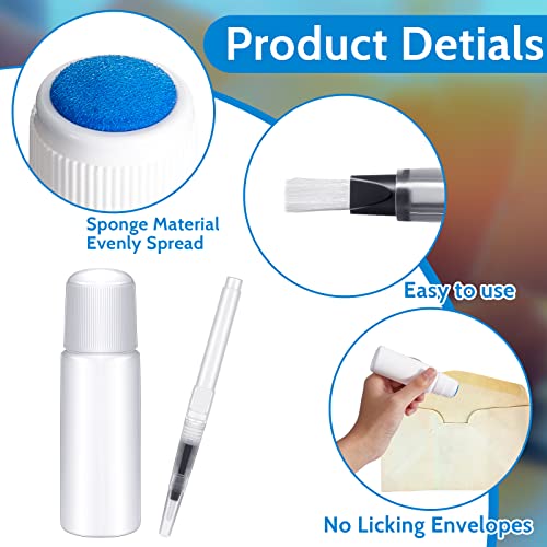 6 Pack Envelope Moistener & Sealer Pens for Mailing & Letter Sealing