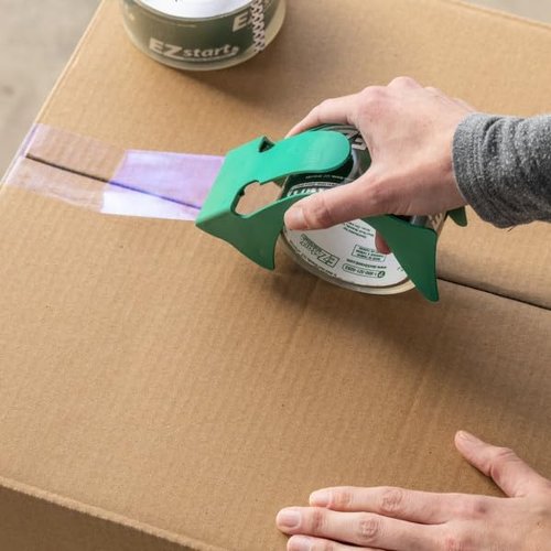 Duck EZ Start Clear Packing Tape - Durable Mailing & Moving Solution | 4 Refill Rolls, 1.88 in. x 55 Yd. Each
