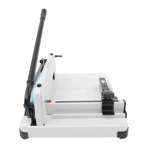 12 Inch Heavy Duty Paper Cutter, 400 Sheets Papers Guillotine Paper Cutter, Paper Scrap Slicer Trimmer, Heavy Duty Guillotine Paper Cutter for A4 B5 A5 B6 B7 Papers, for Office, Home, School