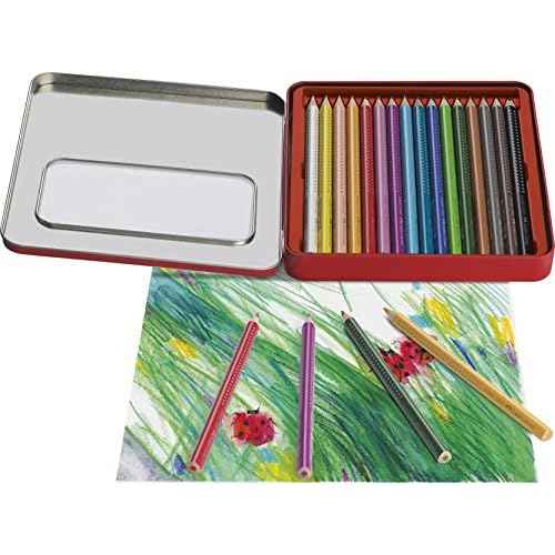 Faber-Castell Jumbo Grip Colour Pencils Tin