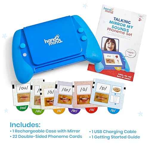 hand2mind Talking Mirror My Sounds Phoneme Set, Letter Sounds Flash Cards, Toddler Speech Therapy Materials, Phonics Manipulatives, Phonemic Awareness, Preschool Learning Activities, Kids Travel Toys