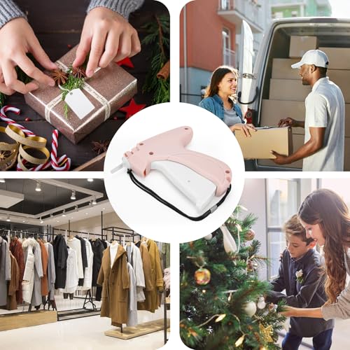Clothing Tagging Gun Kit with 5 Needles, 1000 Fasteners — For Retail & Warehouse