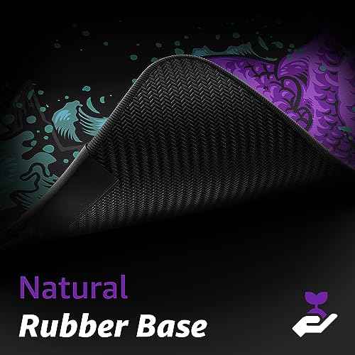 Hystar¢ç Extended Gaming Mouse Pad | XXL 36" x 16" | 5mm Thick, Waterproof Surface, Smooth Polyester Fabric, and Natural Rubber Base | Mythic Hydra