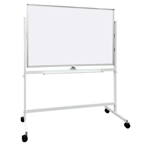 BEST BOARD Large Rolling Whiteboard on Wheels, 48" x 32" Double-Sided Mobile White Board with Stand, Portable Standing Dry Erase Board Easel for Home Office Classroom School (32" x 48" WH)
