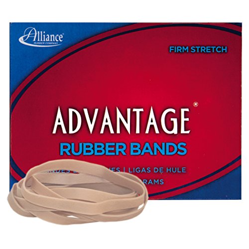 Alliance Advantage#64 Rubber Bands, 1/4 lb, 3-1/2 x 1/4 in, Beige (Beige, 80 bands approx.)
