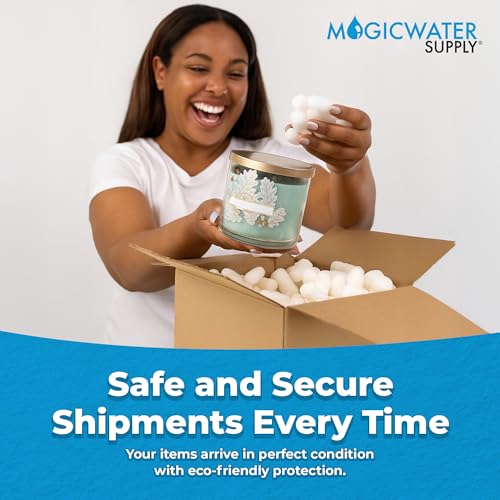 MagicWater Supply Packing Peanuts for Shipping - Bio Tube 1 Cu Ft