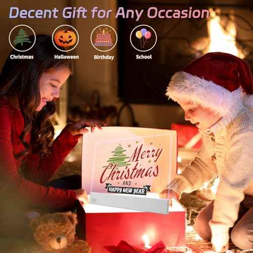 LED Note Board with Highlighters, Lumiboard Led Drawing Board with 3 Modes & 5 Colors, Doodle Glow Drawing Board, Led Drawing Board, Light Up Writing Board, Lumiboard for Kids, 13.18"X10"