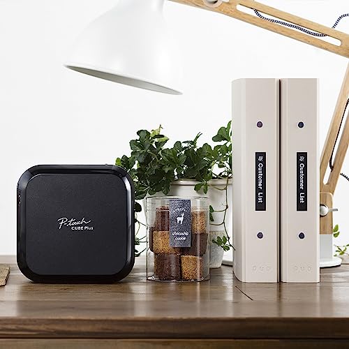 Brother P-Touch Cube Plus Bluetooth Label Maker (PT-P710BT) - Home & Office