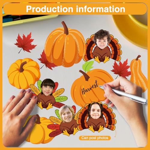 Thanksgiving Turkey Bulletin Board Decorations Set Thankful for My Little Turkeys Bulletin Board Fall Turkey Pumpkins Leaves Thanksgiving Classroom Decorations DIY Craft Photo