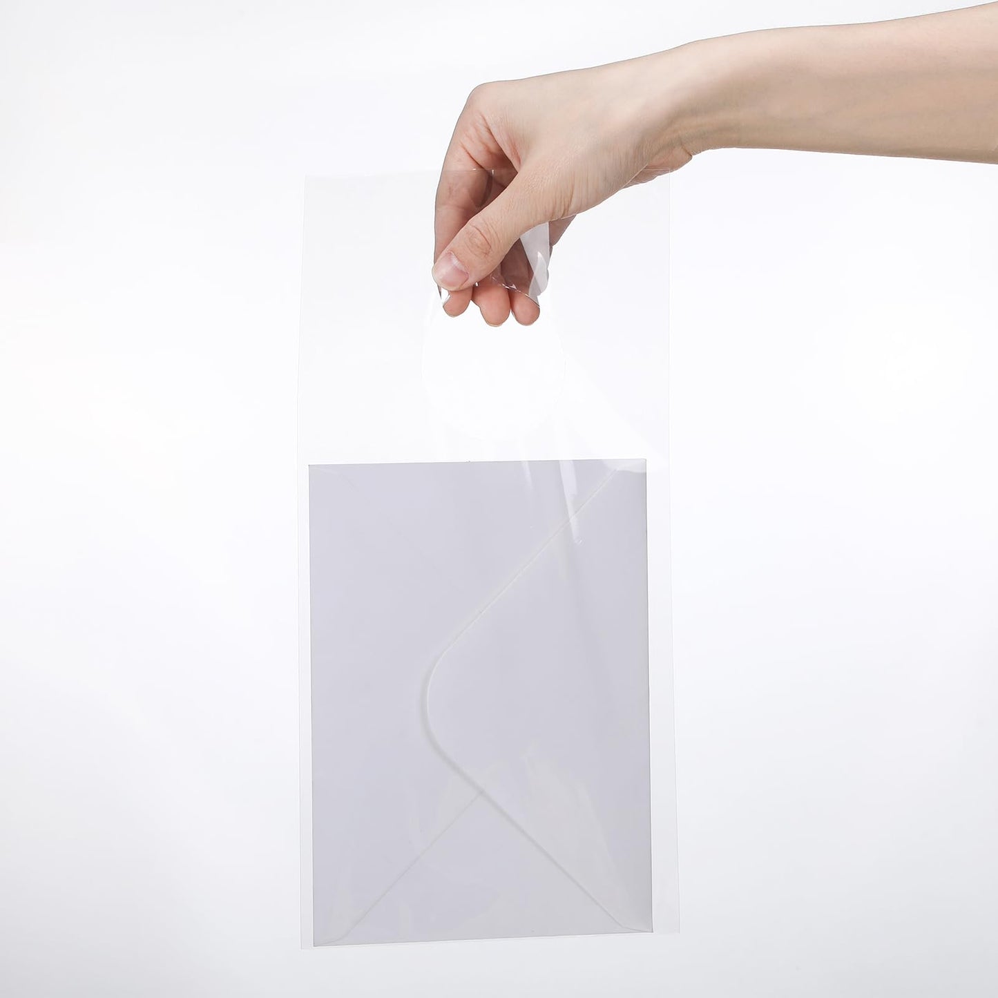 Tallew 240 Pcs Door Hanger Bags Hanging Clear Plastic Poly Waterproof Perforated Newspaper Bag for Door Knob Flyers Newspapers Mail Magazine Notice Brochures Outdoor Avoid Dirt (6 x 12 Inch)