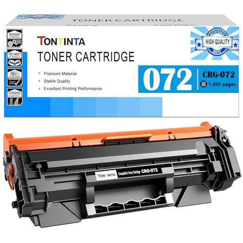 072 CRG072 CRG-072 Compatible Toner Cartridge Black Standard Capacity 1400 Pages for Canon ImageCLASS MF284 MF284dw MF286 MF286dw MF287 MF287dw MF288 MF288dw MF289 MF289dw LBP171dw LBP172dw Printers