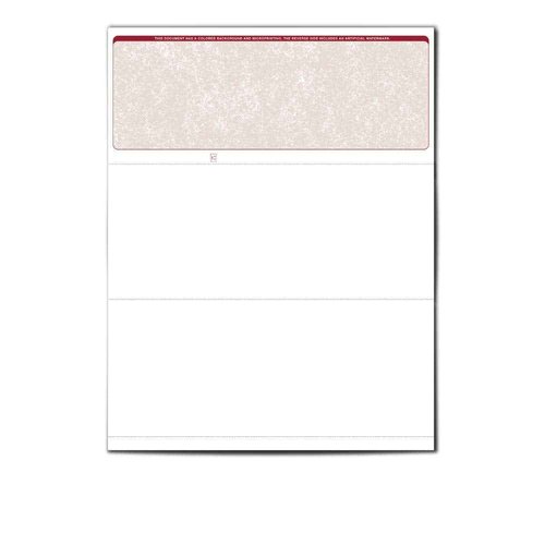 VersaCheck ValueChex - 1000 Blank Business Voucher Checks - Burgundy Classic - 1000 Sheets Form #1000 - Check on Top
