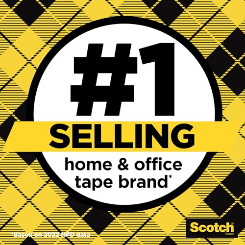 Scotch 1/2” x 500” Double Sided Tape with 6 Dispensers – Holiday Gift Pack