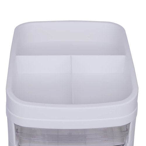 Storage Drawers Large Plastic Drawer 6-Tier Organizer Plastic Drawers Clear Drawers Storage Shelves with Dra-Wer Transparent Storage Cart for Home Office Living Room Bathroom
