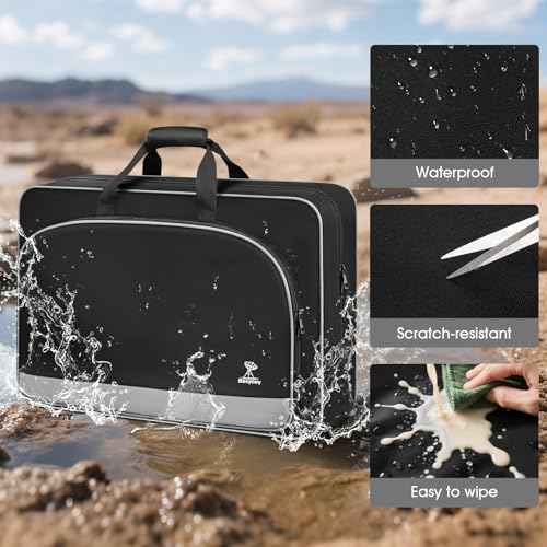 Bosynoy Carrying Case Compatible with Starlink Gen 3, Case Compatible with Starlink Satellite Dishes Gen 3 Accessories, Waterproof Bag with Inner Pocket, Shockproof Travel Bag for Camping and RV