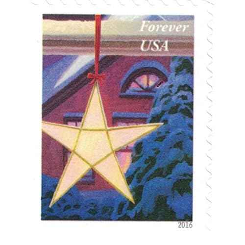 USPS Holiday Windows Forever Stamps Book of 20 - Scott 5145-5148