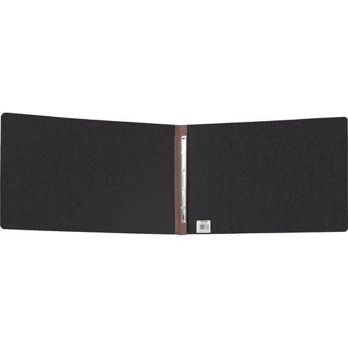 Oxford Pressboard 11" x 17" Report Cover, 3" Capacity, Tape-Reinforced Side Hinge, Tabloid Size, Black (13206)
