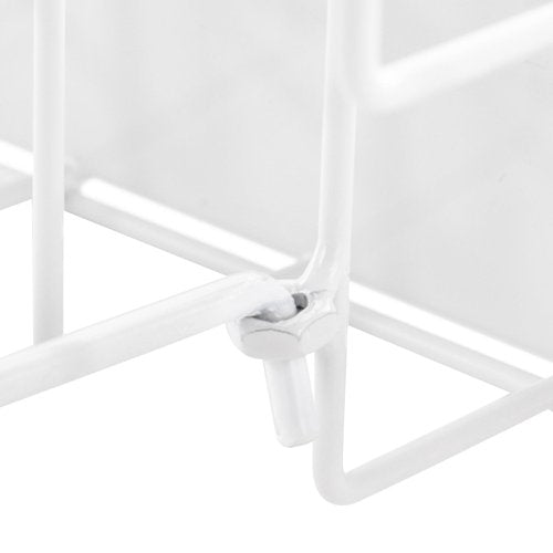GAMIGIME Wire Magazine Rack, Magazine Rack Floor with 6 Open Tiers, Literature Display Rack, Tabletop Display Stand (White)