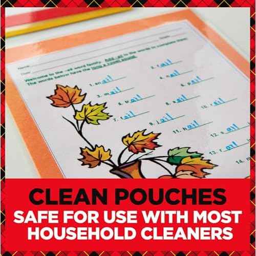 Scotch Thermal Laminating Pouches Premium Quality, 5 Mil Thick for Extra Protection, 50 Pack Letter Size Laminating Sheets, Our Most Durable Lamination Pouch, 8.9 x 11.4 inches, Clear