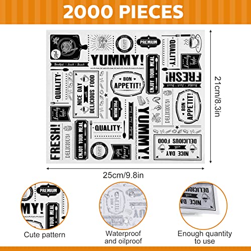 Chinco 2000 Pcs Newsprint Deli Wax Paper Sheets Newspaper Parchment
