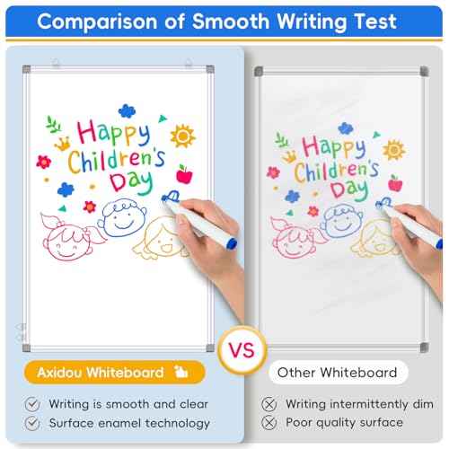 Magnetic Dry Erase Board, 36 x 24 Inch White Board with Marker, Magnet and Eraser, Magnetic Whiteboard for Home, School, Office, Kitchen