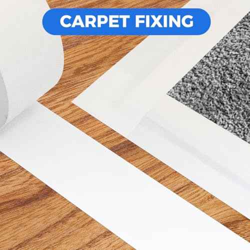 Duct Tape, 2 Inch x 35 Yards, 1 Roll, Waterproof and Heavy Duty, Tear by Hand, for Packing Repairing and Crafts (White)