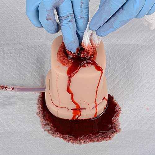 Gunshot Wound Packing Trainer, Stop The Bleed Training Kit, Bleed Control Kit for Medical Classes - Carrying Case