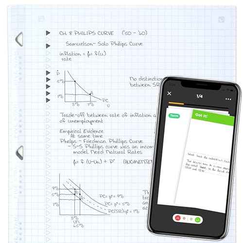 Five Star Loose Leaf Paper + Study App, Graph Ruled Filler Notebook Paper, Reinforced, Fights Ink Bleed, 8-1/2" x 11", 200 Sheets (170055-ECM)