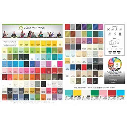 Clear Path Paper - Pearlescent Iris Purple Cardstock - 12 x 24 inch - 105Lb Cover - 20 Sheets